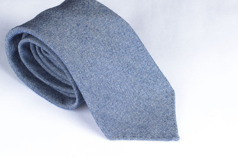 Blue-White Wool Oxford
