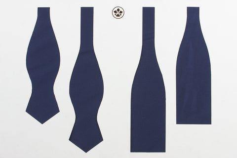 Blue Nailhead Bow Tie