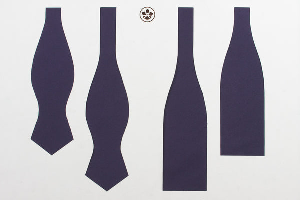 Purple Nailhead Bow Tie