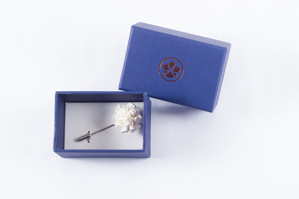 Single Carnation Lapel Pin