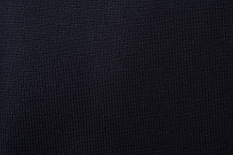 Dark Navy Silk Wool
