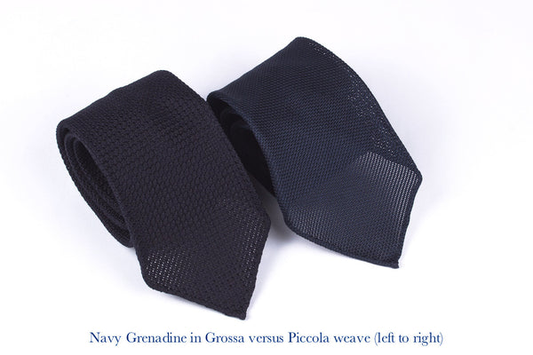 Navy Grenadine (Grossa weave)