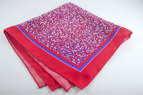 Chilli Red Leaf Print