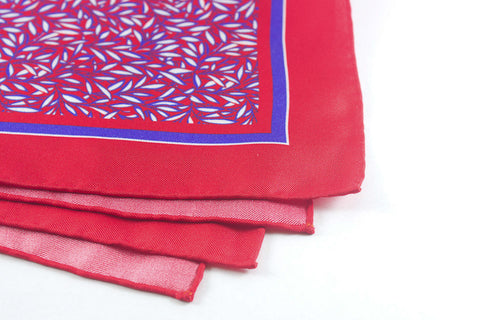 Chilli Red Leaf Print