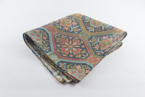 Blue-Mustard Large Motif