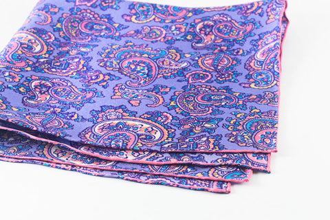 Purple-Pink Medium Paisley