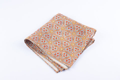 Orange-White Arabesque