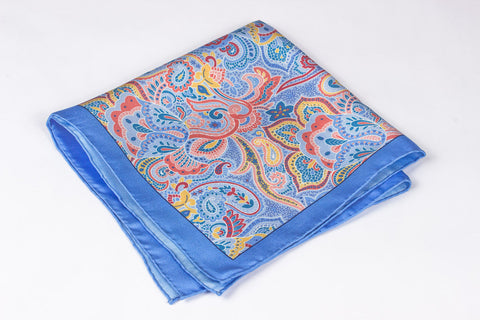 Blue-Yellow Paisley