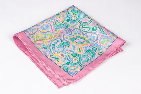 Pink-Green Paisley
