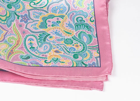 Pink-Green Paisley