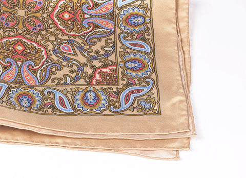 Cream Large Floral Motif