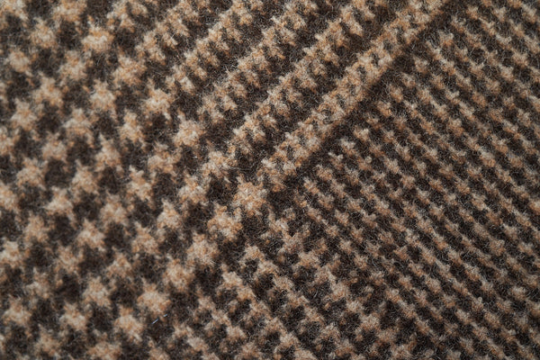 Loro Piana Brown Large Glencheck