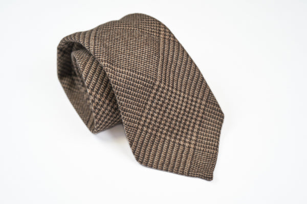 Loro Piana Brown Large Glencheck