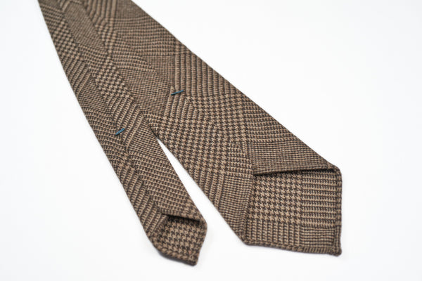 Loro Piana Brown Large Glencheck