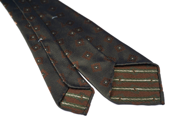 Dark Olive-Brown Squares