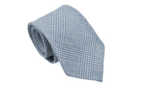 White-Blue Glencheck
