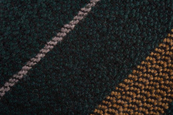 Green-Yellow Stripes in Wool