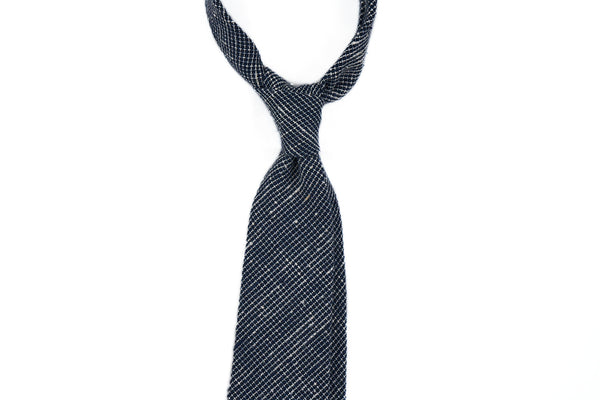 Navy-White Flecks