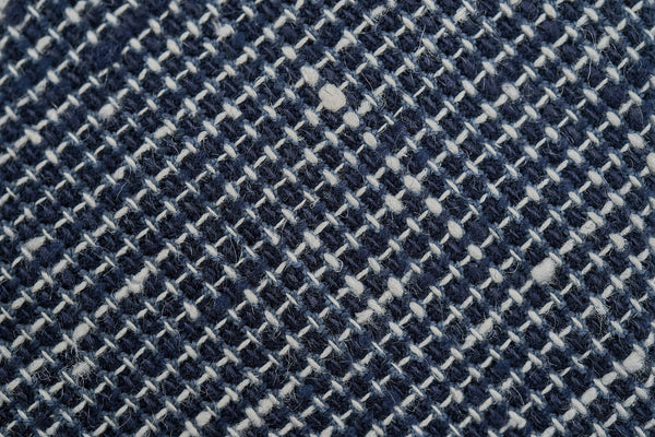 Navy-White Flecks