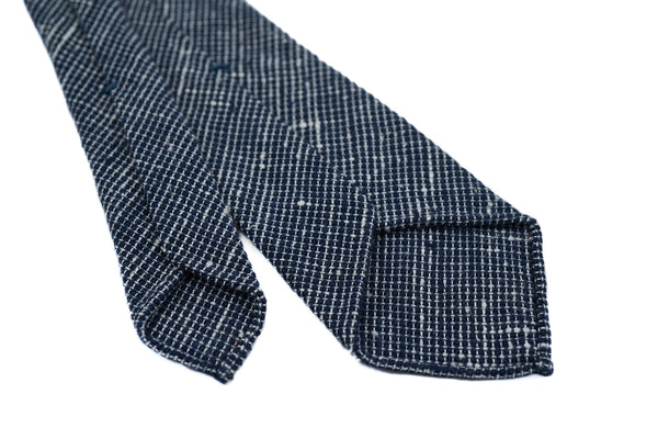 Navy-White Flecks