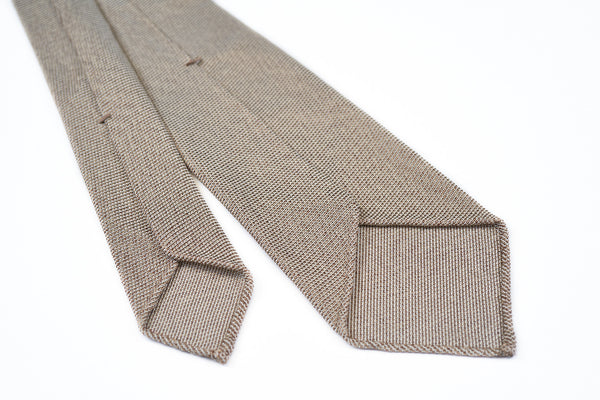 Khaki Melange Grenadine (Fina weave)