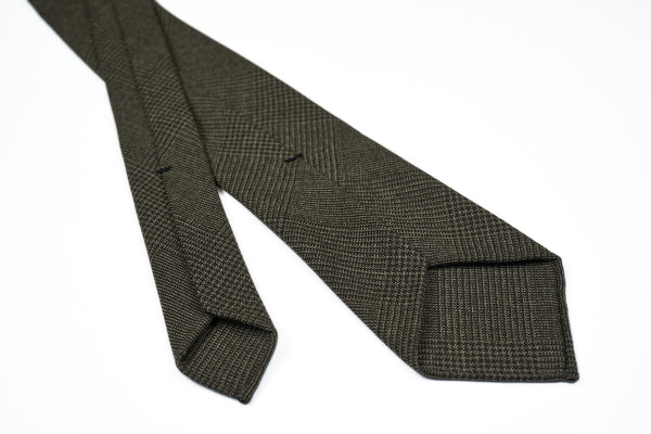 Olive Melange Glencheck