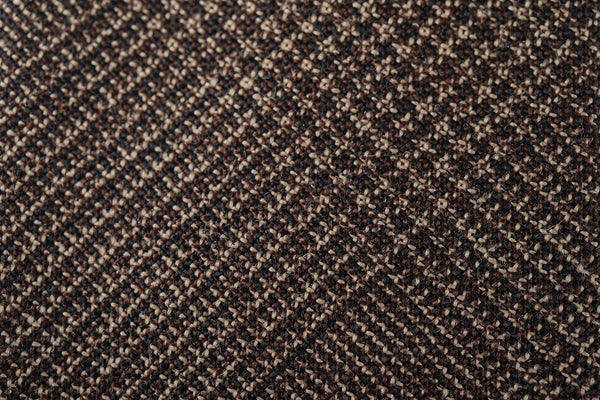 Brown Melange Glencheck