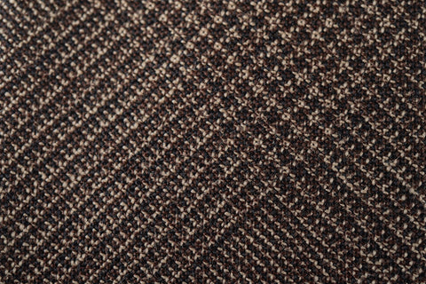 Brown Melange Glencheck