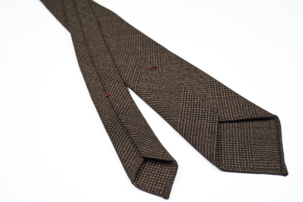 Brown Melange Glencheck
