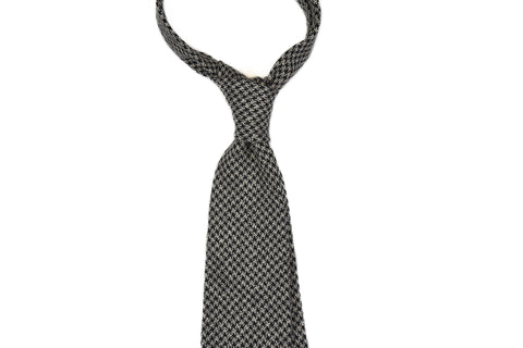 Black-White Melange Houndstooth