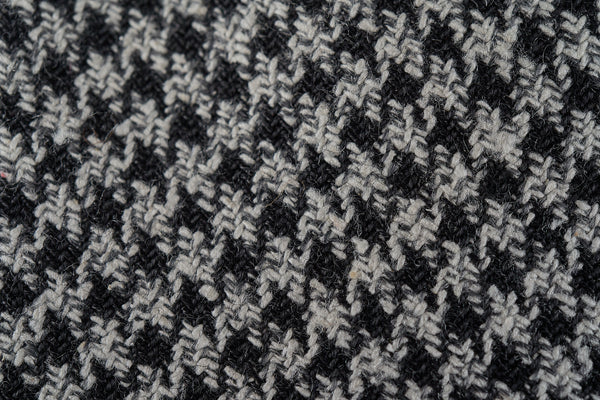 Black-White Melange Houndstooth