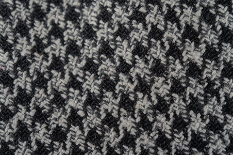 Black-White Melange Houndstooth
