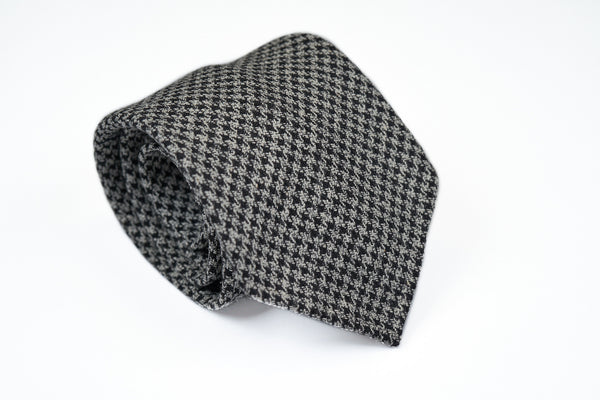 Black-White Melange Houndstooth