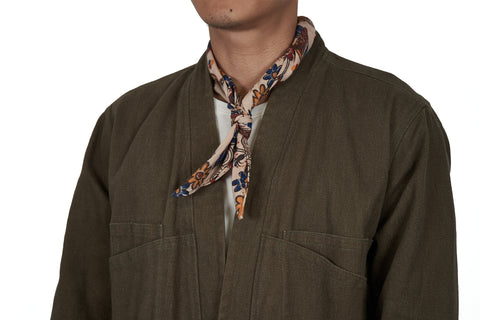 Sand Birds Block Print Neckerchief