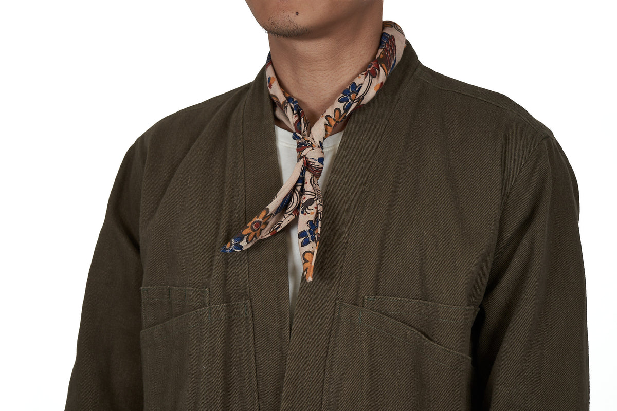 Sand Birds Block Print Neckerchief (OOS)