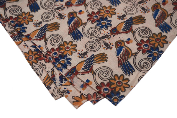 Sand Birds Block Print Neckerchief
