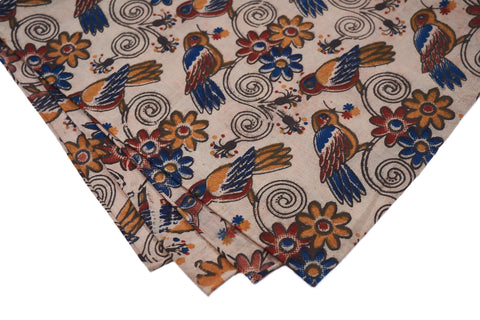 Sand Birds Block Print Neckerchief