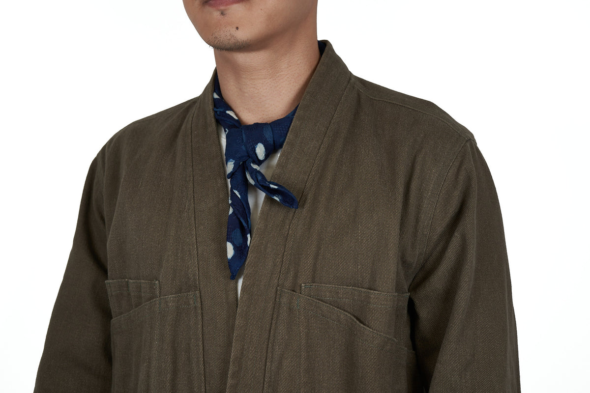 Indigo Spots Block Print Neckerchief (OOS)