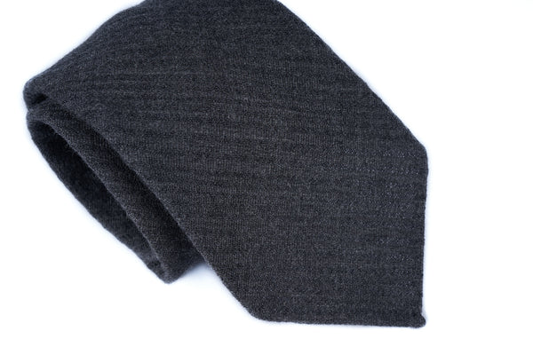 Grey Self Stripe in Wool
