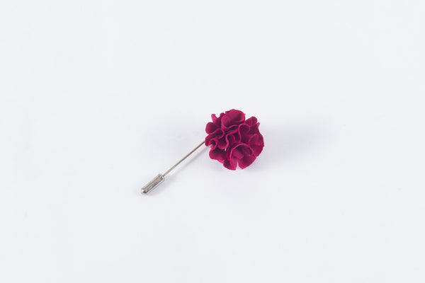 Single Carnation Lapel Pin