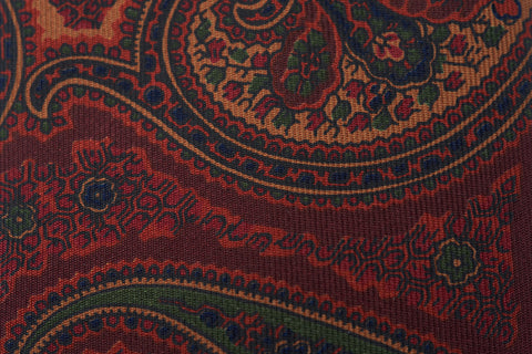 Rust-Wine Large Paisley Ancient Madder (OOS)