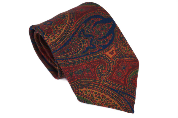Rust-Wine Large Paisley Ancient Madder (OOS)