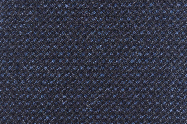 Blue Basketweave Silk/Cotton