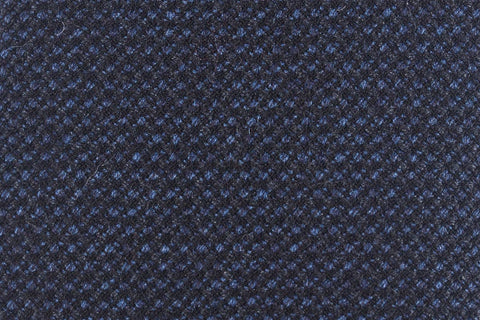Blue Basketweave Silk/Cotton