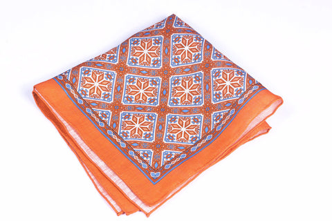 Orange Tiles in Linen