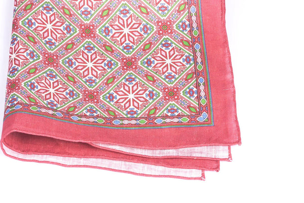 Pink Tiles in Linen
